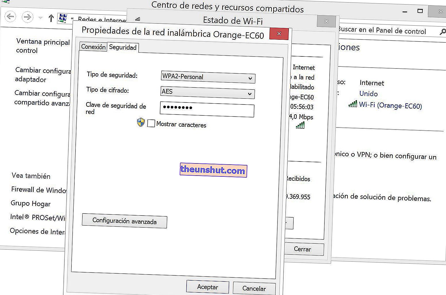 Ako zobraziť heslo miestnej siete v systéme Windows 8.1