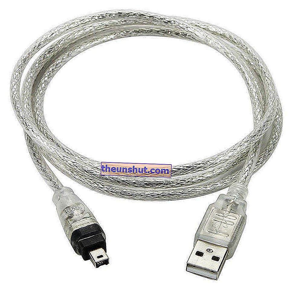 Kábel adaptéra Firewire na USB