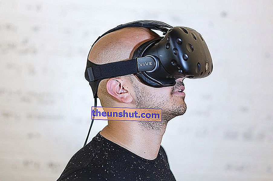 Ik gebruik virtual reality vr