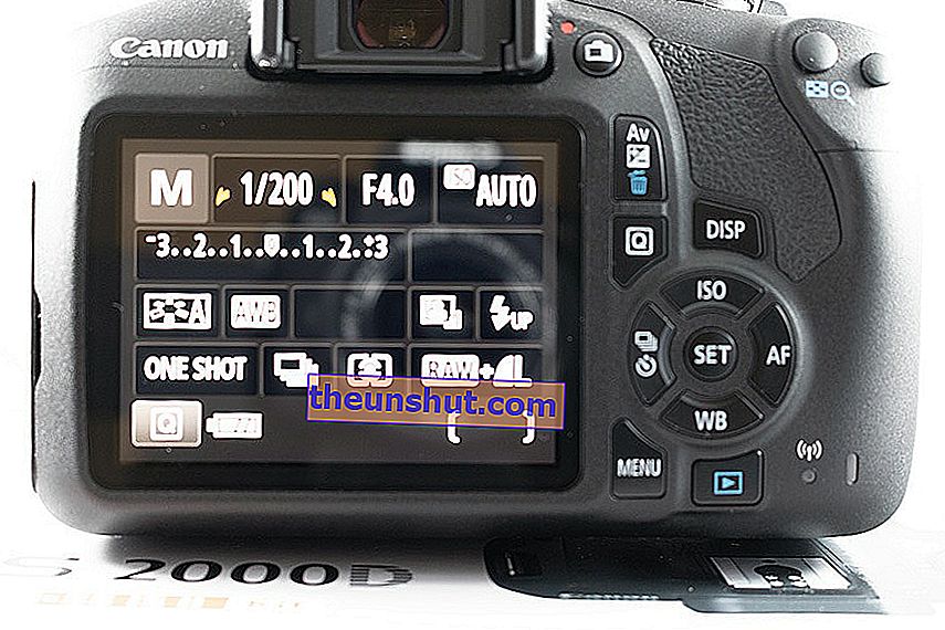 Vi har testet Canon EOS 2000D-skjermen