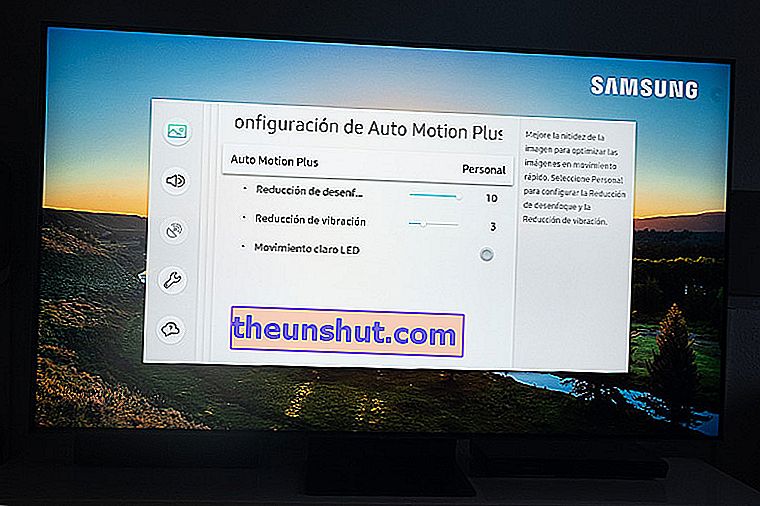 teszteltük a Samsung Q90R Auto Motion Plus szoftvert