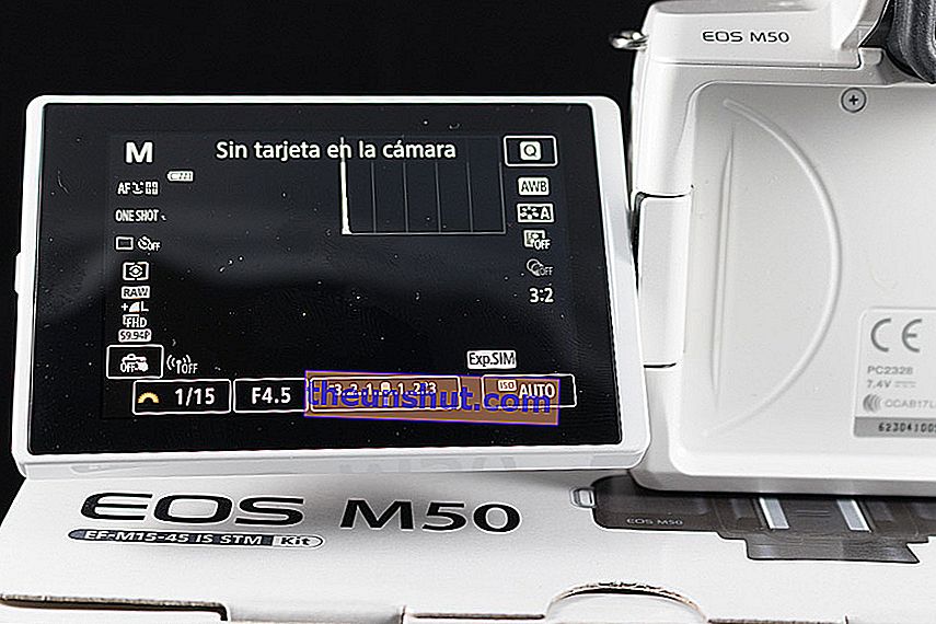 Vi har testet Canon EOS M50-skærmen
