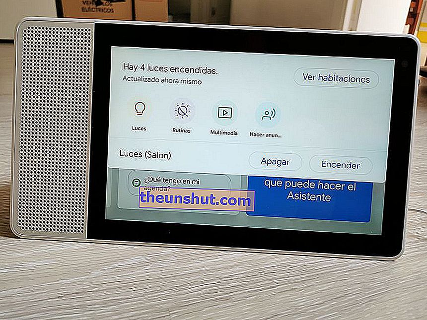 Lenovo Smart Display con google home