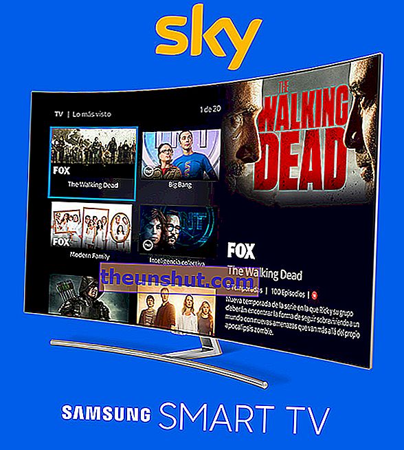 Sky-service-appen kommer til Samsung TV