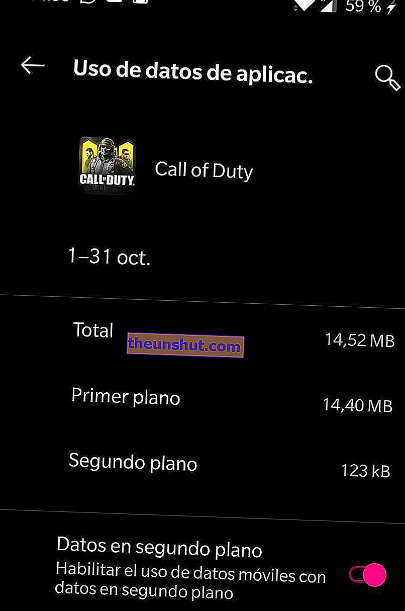quanto consuma Call of Duty Mobile