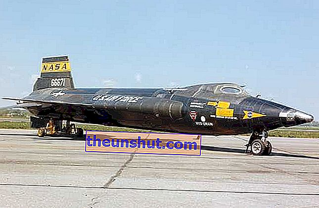 X-15 op de grond