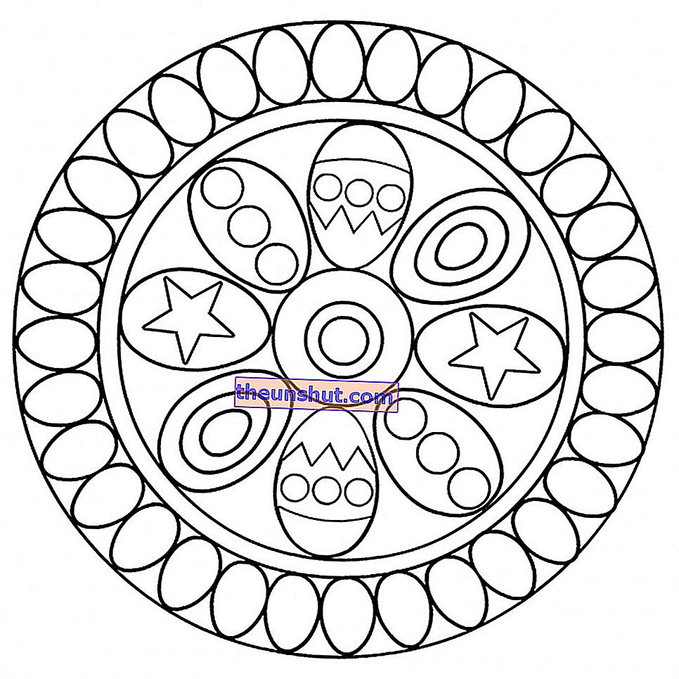 Mandala Di Pasqua Da Colorare |  Mamma E Casalinga per quanto riguarda Mandala Per Bambini Da Colorare