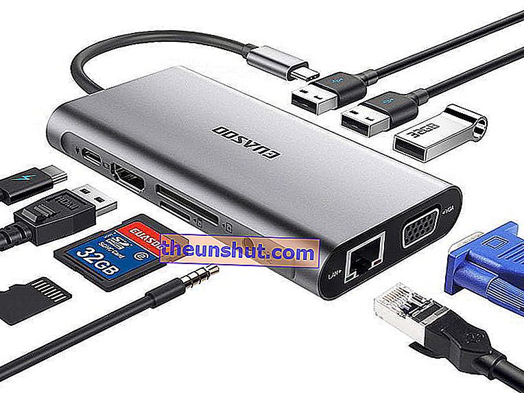 Hub USB Type-C 10 in 1 Euasoo