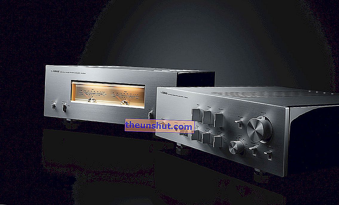 Yamaha C-5000 og M-5000 stereoforstærkere i topkvalitet