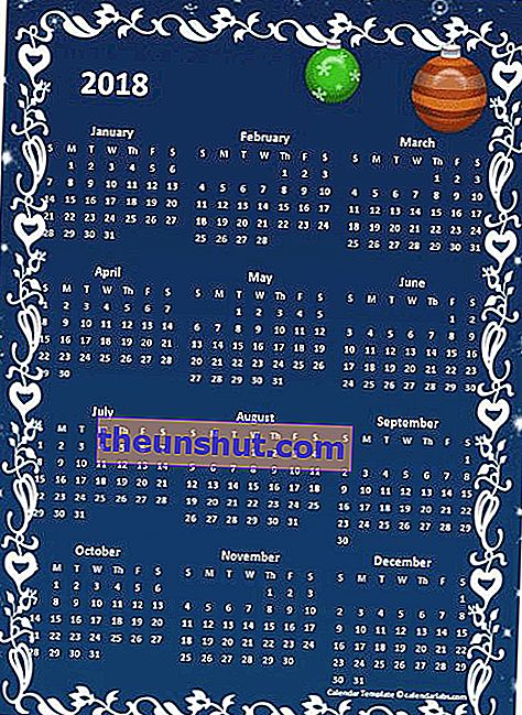 Годишни шаблони за календар за офис 2