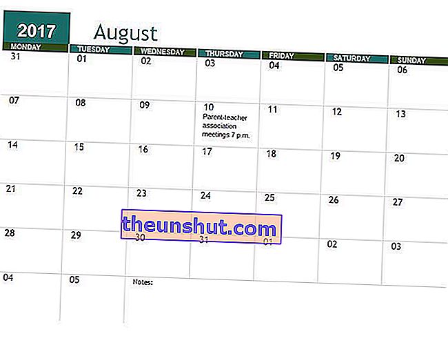 Akademisk kalender for kontor 1