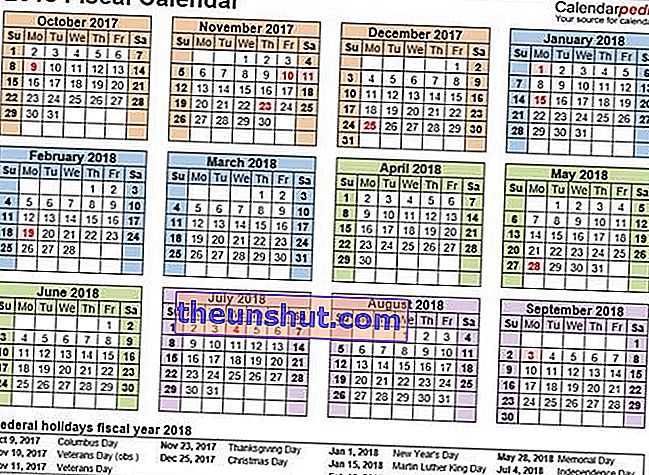 Фискален календар за офис