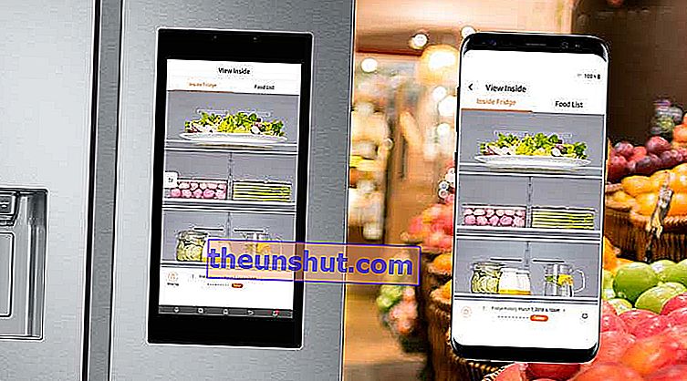 Nøkkelfunksjoner i Samsung Family Hub Display Connected Kjøleskap