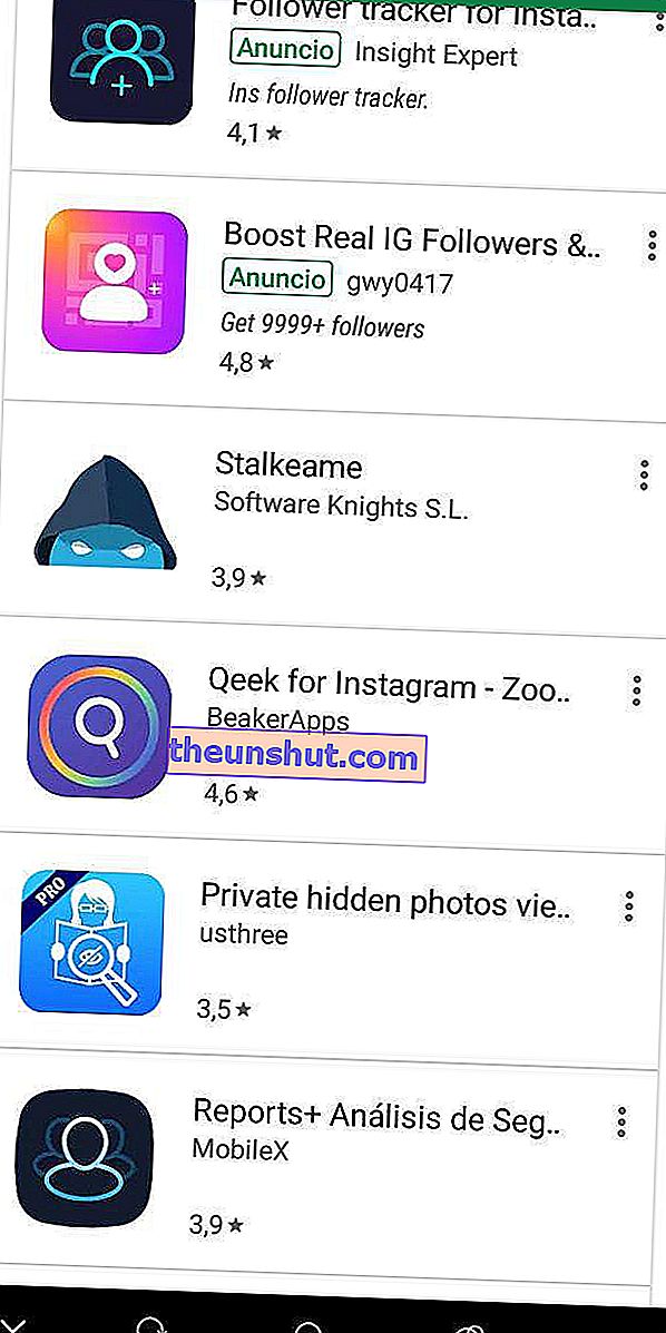 фалшиво приложение за Instagram