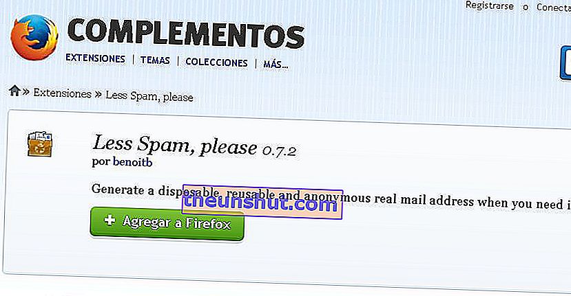 mindre spam