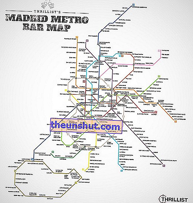hărți metrobar madrid