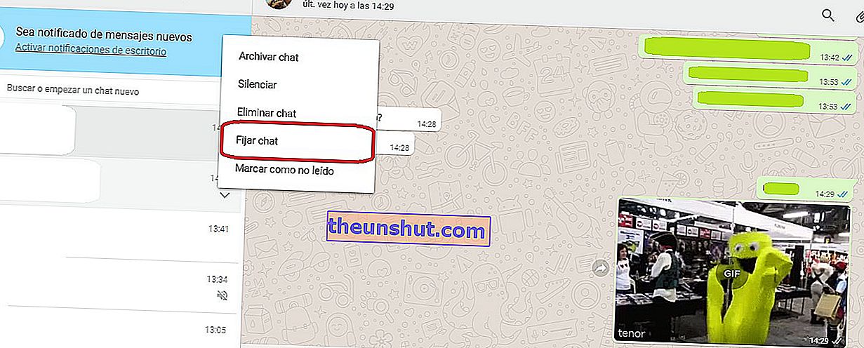 correggi la chat web di whatsapp
