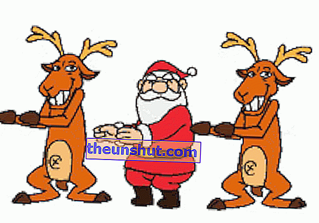 vtipné memy a súbory GIF na oslavu Vianoc s priateľmi a rodinou santa claus bailongo