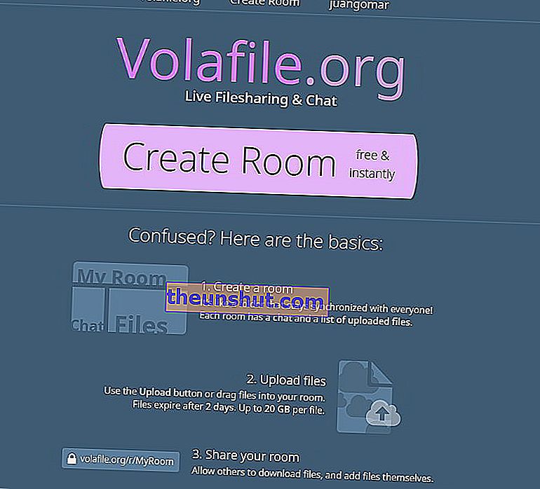 Діліться файлами анонімно за допомогою Volafile 2