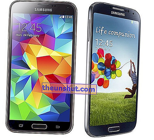 Samsung Galaxy S5 contro Samsung Galaxy S4