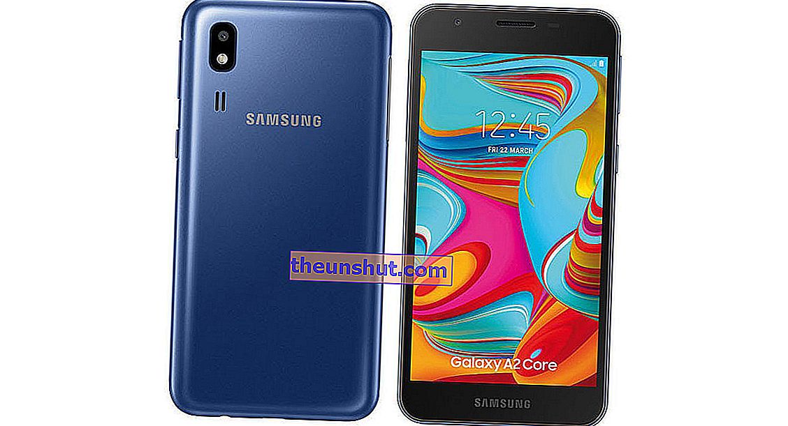 Samsung Galaxy A2 Core: kenmerken, prijs en meningen