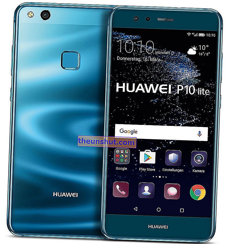 Huawei P10 Lite отпред