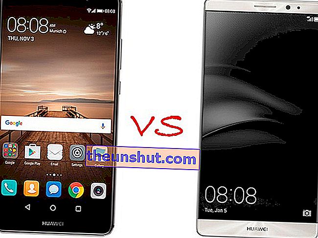 Huawei Mate 9 versus Huawei Mate 8