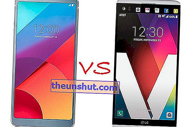 Usporedba LG G6 i LG V20