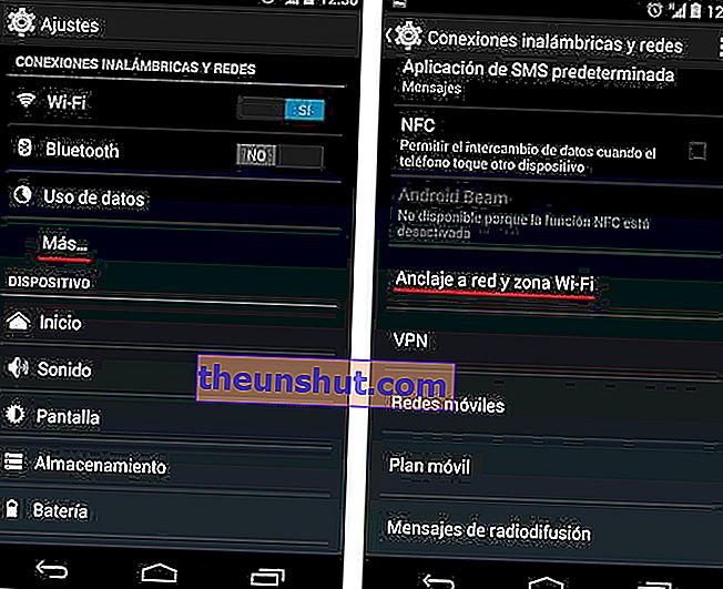 Android WiFi zona
