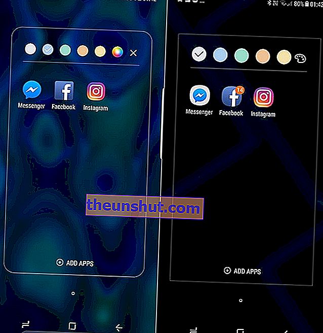 Az Android 8 és az Android 7 közötti különbségek egy Samsung Galaxy S8 2-ben