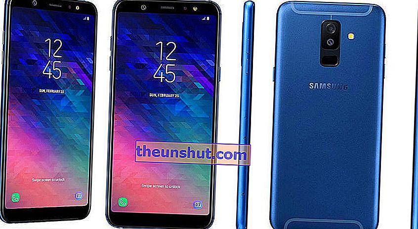 Samsung Galaxy A6 og A6 +, funktioner og priser