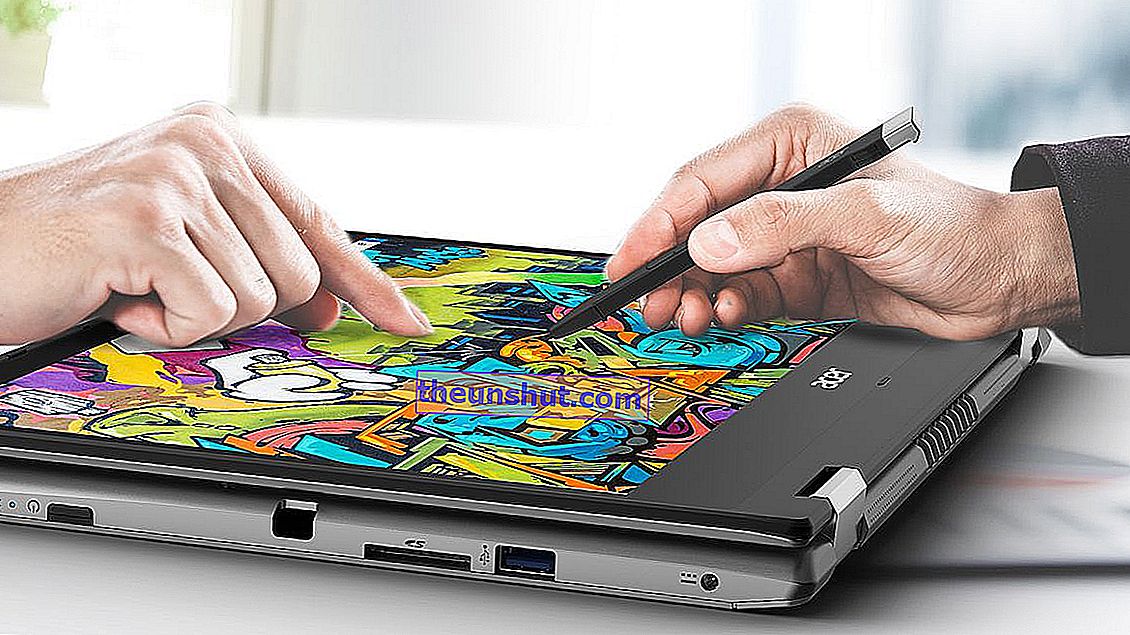 Acer Spin 3 от 2019 г., лаптоп с въртящ се екран и до 12 часа употреба