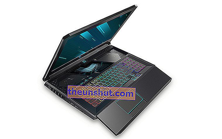 nytt Acer Predator Helios 700-tastatur