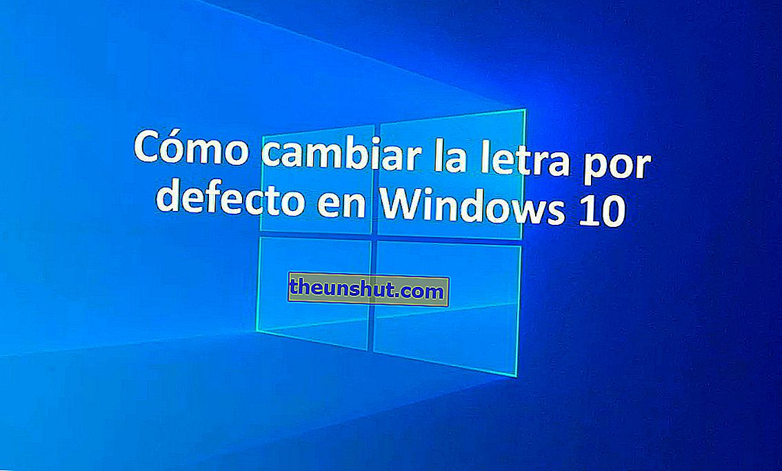 Sådan ændres standardbrevet i Windows 10