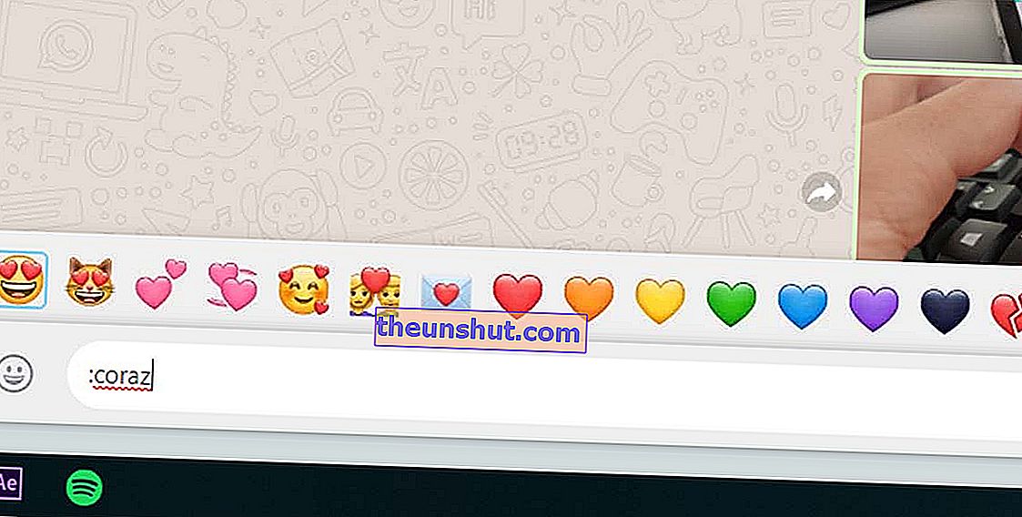 rask tilgang til Emoji-uttrykksikoner