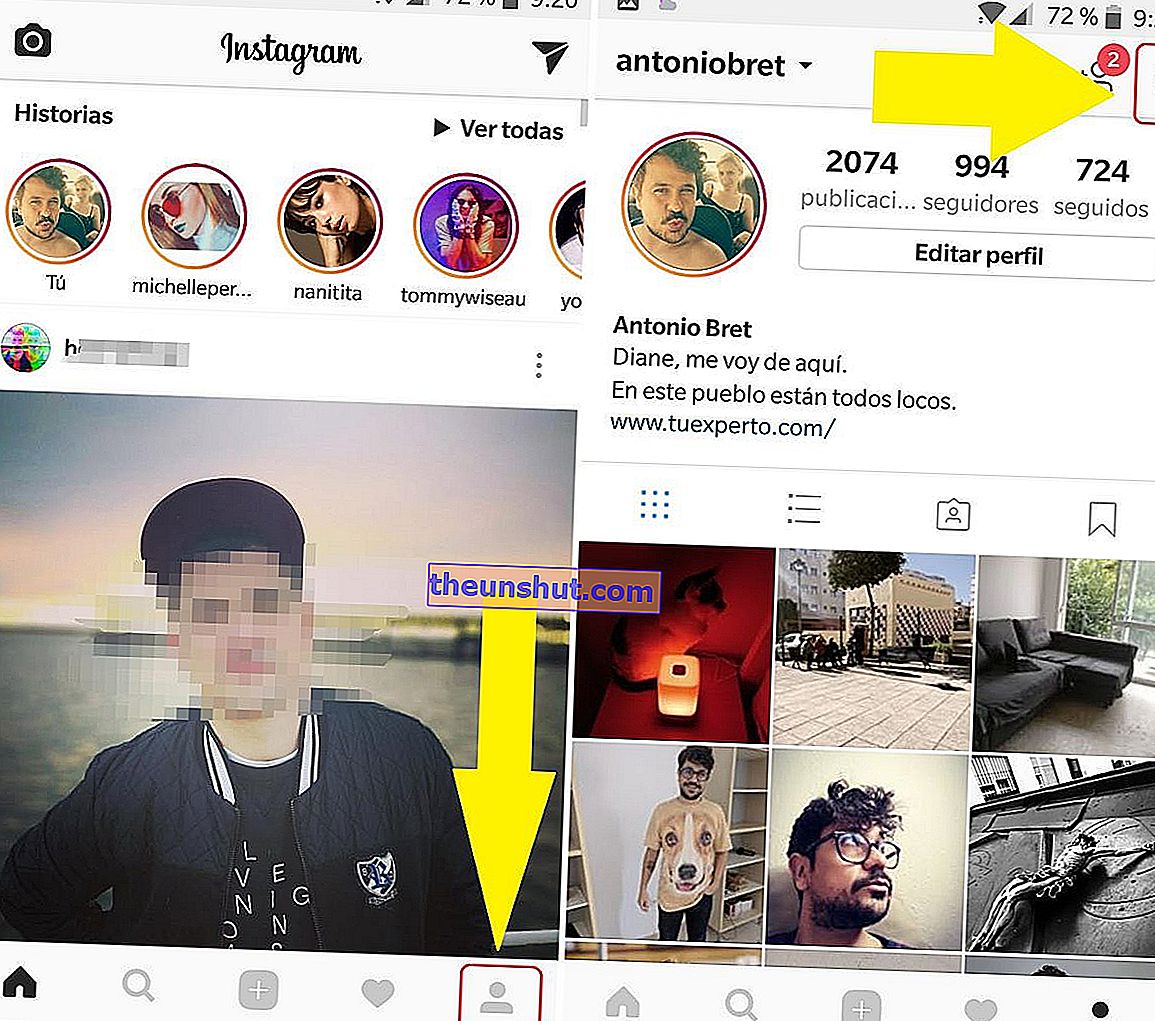 Az Instagramon tetszett fotók és videók megtekintése 1