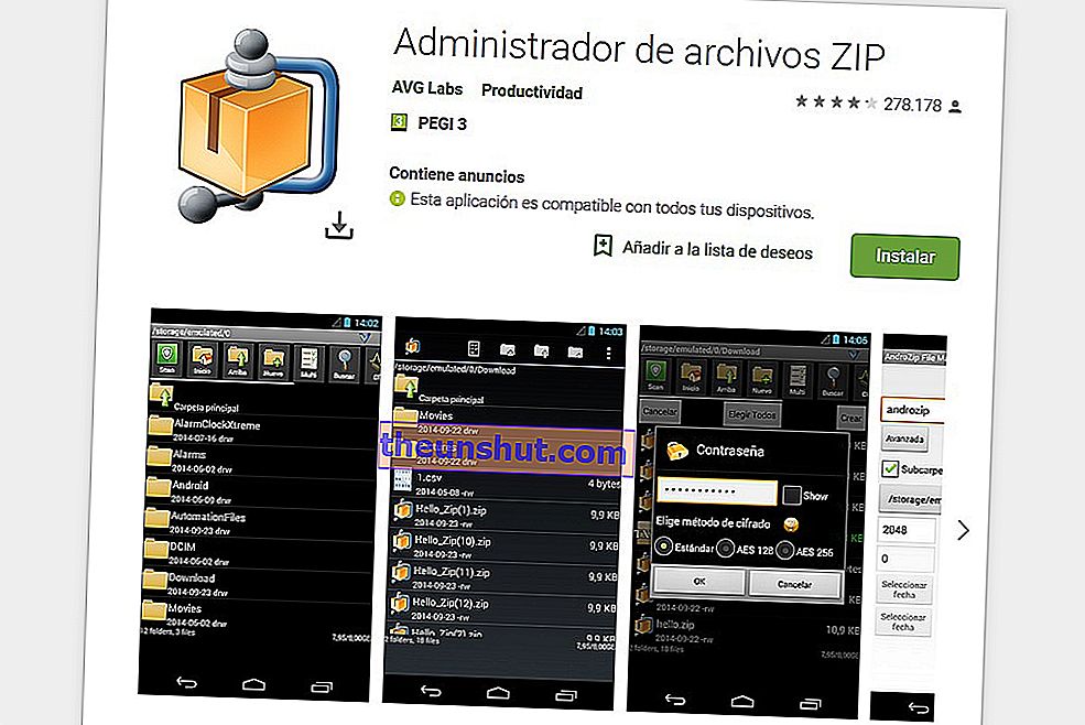 AndroZip