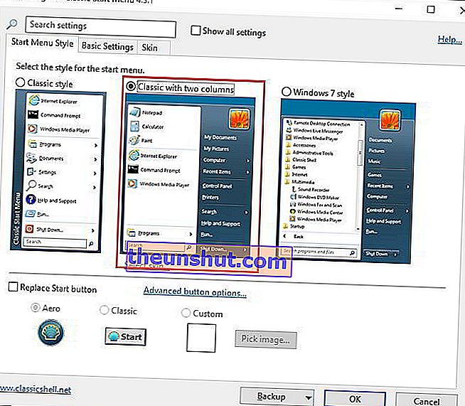 menu di Windows 7 su Windows 10 1
