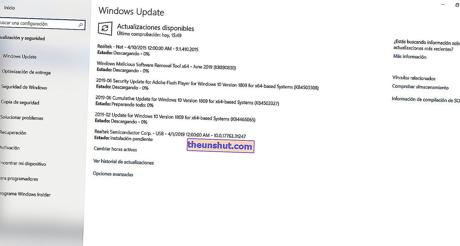 Aggiorna i driver della scheda madre con Windows Update 2