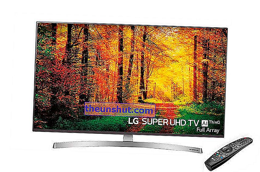 TV LG Super UHD AI ThinQ SK 8500PLA, smart TV con Nano Cell