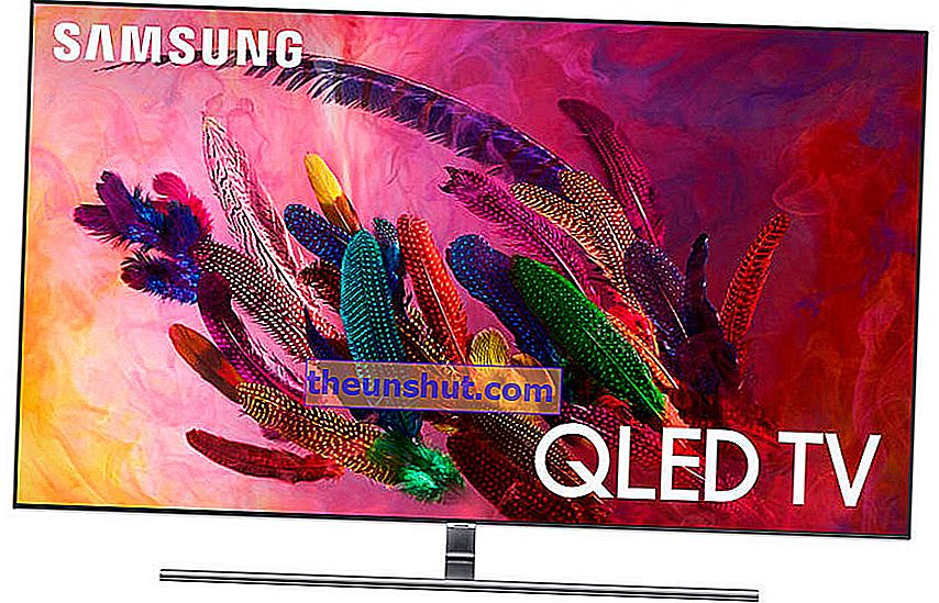 55-tommer Samsung QLED Q7F 2018, QLED-teknologi med nyt design