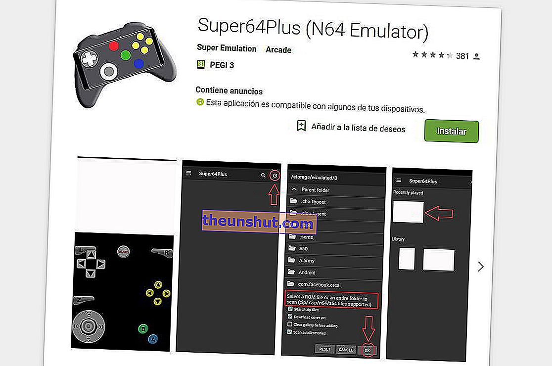Nintendo 64 Super64Plus-emulatorer