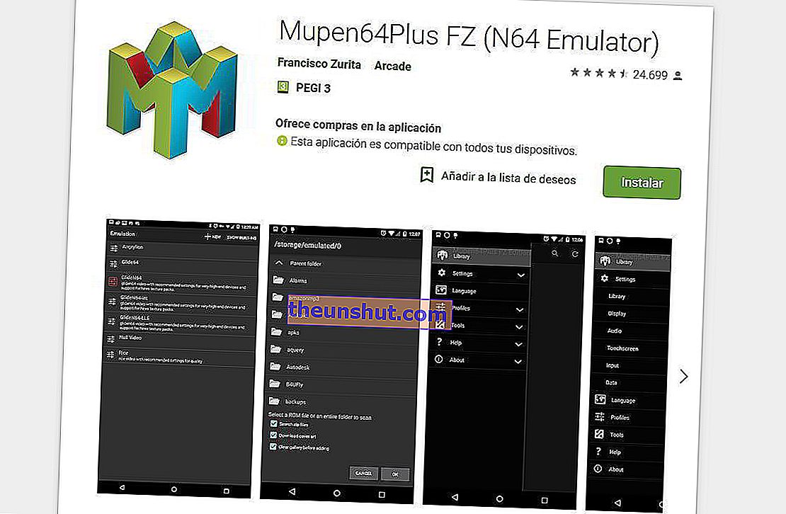 Emulatori FZ per Nintendo 64 Mupen64Plus